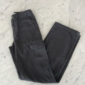 Zara Cotton Cargo pants - high rise, straight leg